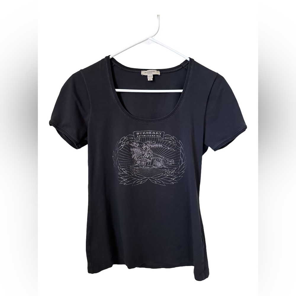 Burberry Scoop Neck T-shirt